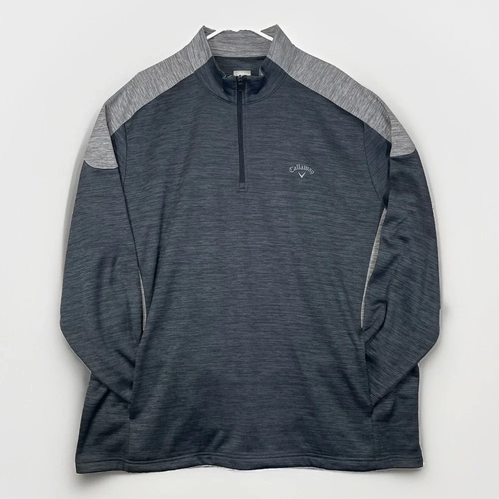 Callaway 2XL Opti-Dri Quarter Zip Pullover UPF 50 Pockets Golf Performance NWT